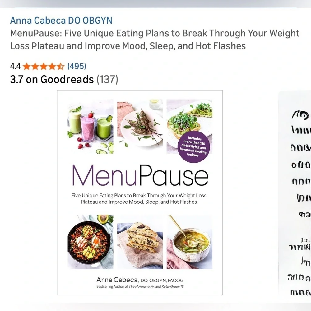 MenuPause: Eating Plans to Improve Mood, Sleep, and Hot Flashes - Hardcover